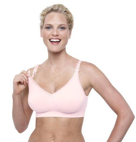 Bravado Designs The Body Silk Seamless Nursing Bra (Small) (Pink Ice)