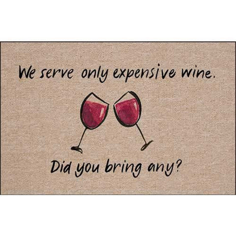 Expensive Wine Doormat