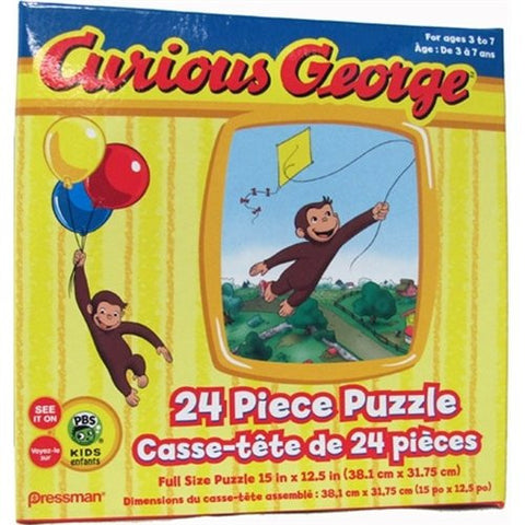 Curious George 24 Piece Puzzle Assortment