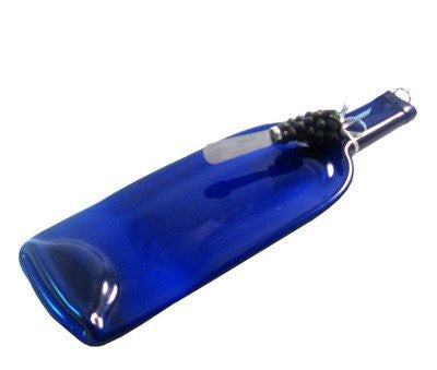 Cobalt Blue Bottle Serving Platter