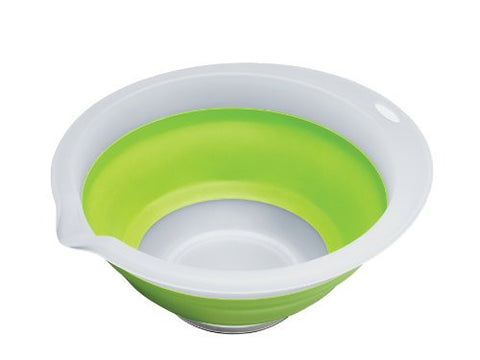 3-Quart Collapsible Mixing Bowl (Color: Green)