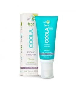 Coola Mineral Face SPF 30 Sunscreen Lotion, Matte Cucumber, 1.7 Ounce