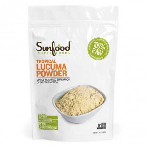 Sunfood Lucuma Powder (Organic, Raw), 8-Ounce Bag