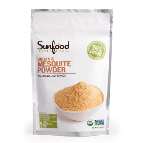 SunFood Sweet Mesquite Powder Organic -- 8 oz