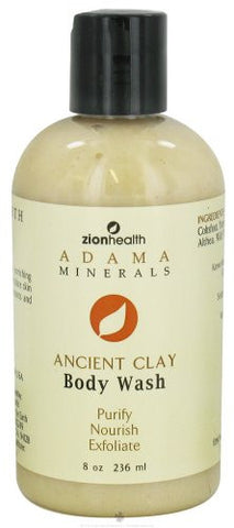 Zion Health Body Wash Ancient Clay 8 Oz