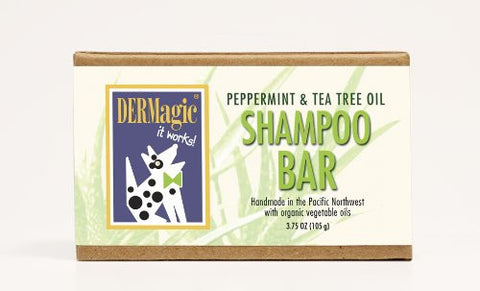 Peppermint/Tea Tree Oil Shampoo Bar (3.75 oz)