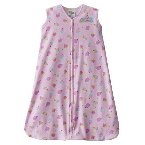 SleepSack Wearable Blanket, Cotton (Pink Cupcake, XL)