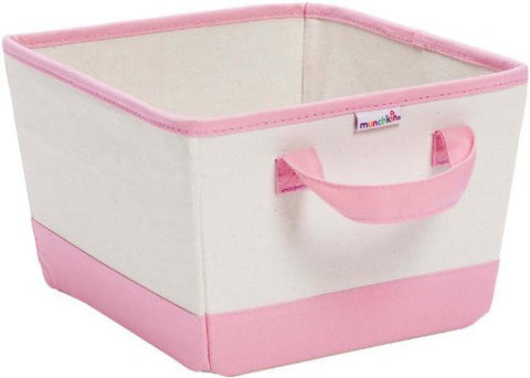Munchkin Canvas Nursery Bin (Color: Pink)