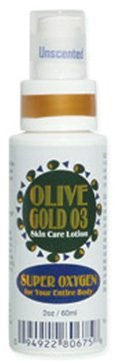 Olive Gold O3 Skin Care Lotion - Ozonated Olive Oil Super Oxygen (4oz)
