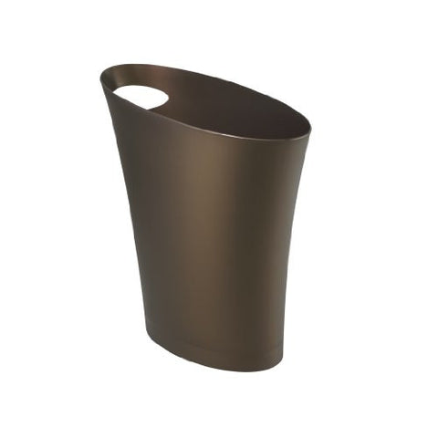 Umbra Skinny Polypropylene Waste Can (Color: Bronze)