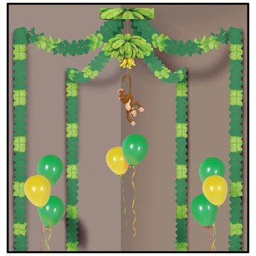 Beistle 54432 Jungle Monkey Party Canopy