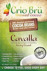 CRIO BRU Brewed Cocoa 100% Cocoa, Cavalla 6/12 OZ