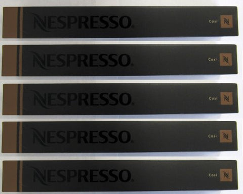 50 NESPRESSO Capsules COSI COFFEE NEW