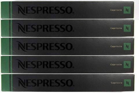 50 Nespresso Capsules Capriccio Coffee New