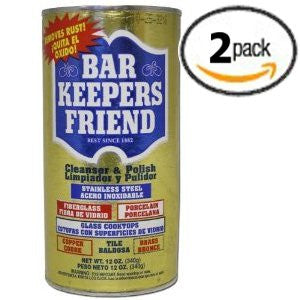 Bar Keepers Friend® Cleanser & Polish 12 Oz Two Pack