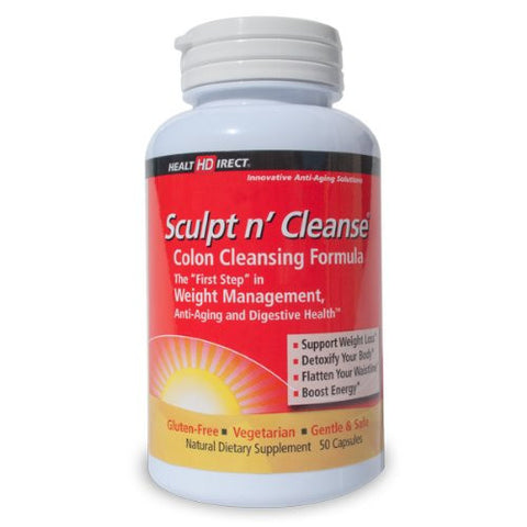 Health Direct - Sculpt n' Cleanse Colon Cleansing Formula 450 mg.