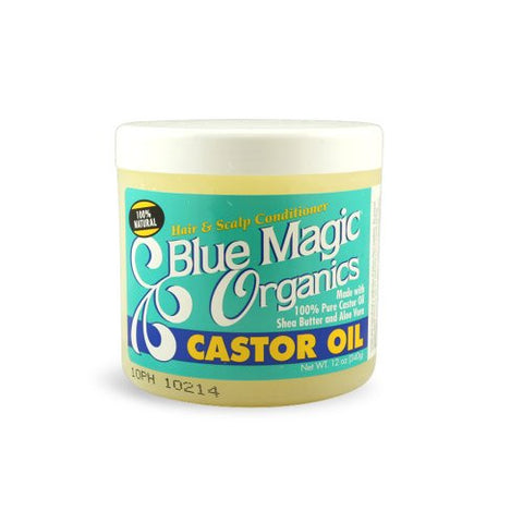 Blue Magic Organics Castor Oil 12 oz. Jar