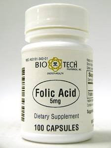 Folic Acid (5 mg), 100 (C)