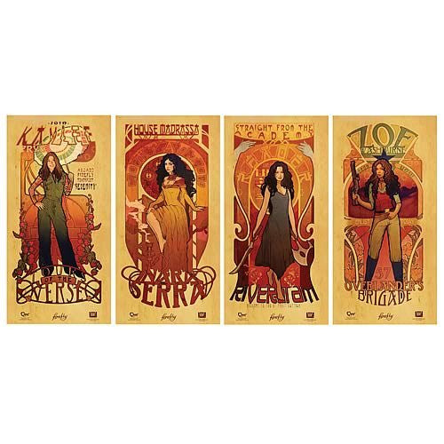 Quantum Mechanix - Firefly set posters Les Femmes 30 x 60 cm (4)