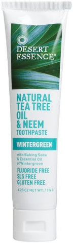 Oral Care Toothpaste,Tea Tree Oil/Neem w/Wintergreen - 6.25 oz