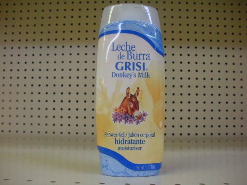 Leche De Burra Grisi Donkey's Milk Shower Gel Hidratante 15.2fl,oz