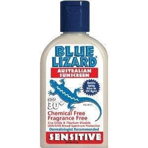 Blue Lizard Australian Sunscreen Sensitive Sunscreen SPF 30 Plus