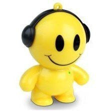Mobi Headphonies Rechargeable mp3 Speaker, Smiley