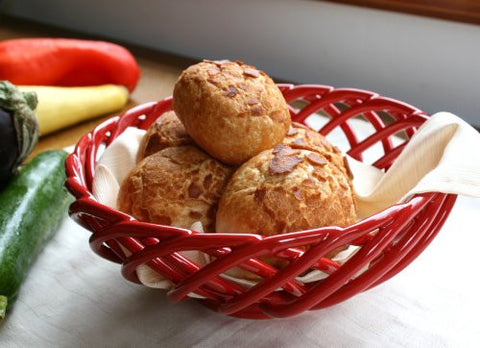 Medium Fruit Basket, Round (Red)