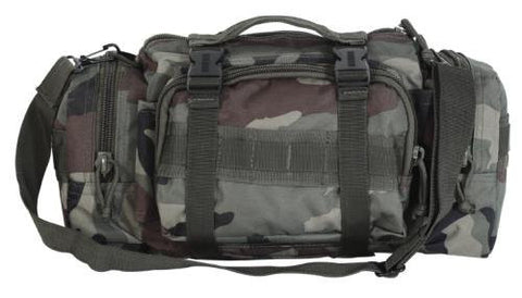 New Enlarged 3-Way Deployment Bag (Color: Woodland Camo)