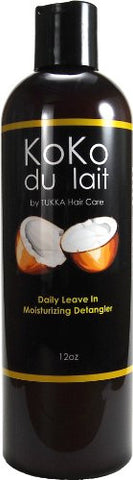 KoKo du lait Daily Leave In Moisturizing Detangler For Wavy, Curly, Kinky, Relaxed & Chemically Treated Hair