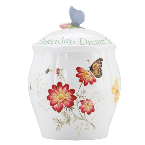 BUTTERFLY MEADOW SENTIMENT COOKIE JAR