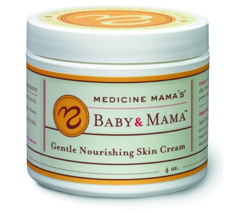MEDICINE MAMA`S Baby & Mama Gentle Nourishing Cream At least 70% Organic 4 OZ