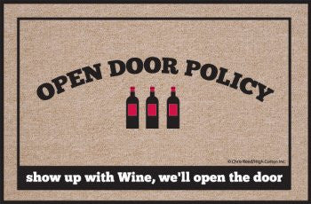 High Cotton Doormat, Open Policy Wine