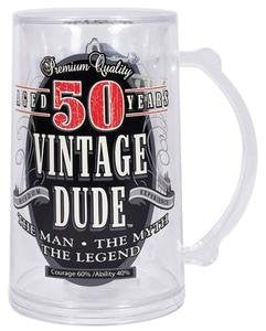 Vintage Dude Milestone Tankard 50 years