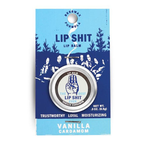 Blue Q Lip Shit Lip Balm Vanilla Cardamom
