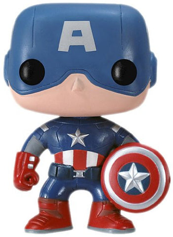 Funko Pop Marvel (Bobble): Avengers - Capt. America