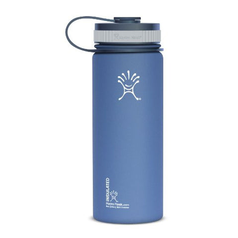 Flask Wide Mouth with Flat Cap 18 oz. -  Everest Blue