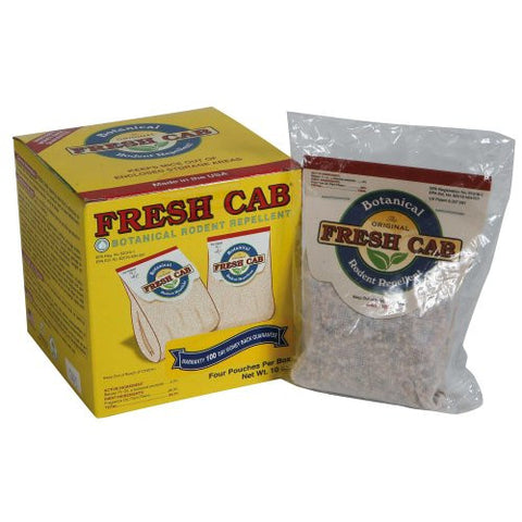 Fresh Cab Mouse Pouch Rodent Repellent - 4 Pk