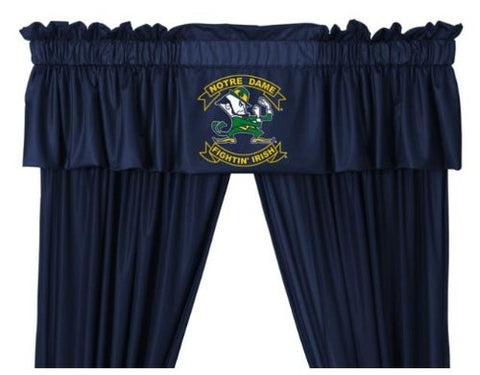 Notre Dame Fighting Irish Window Treatments Valance and Drapes (First Select 
	 Color)