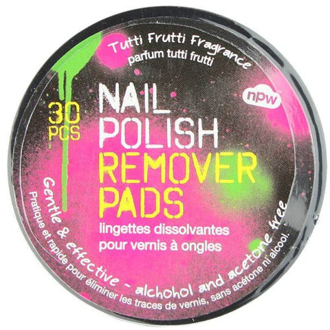 Nail Art Nail Polish Remover Pads - Tutti Frutti (30 pads)