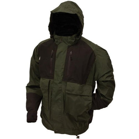 Firebelly™ Two-Tone Jackets (Forest Green & Black, XL)