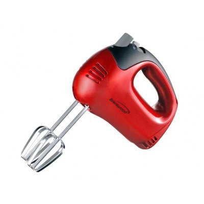 Brentwood 5-Speed Hand Mixer, Red HM46