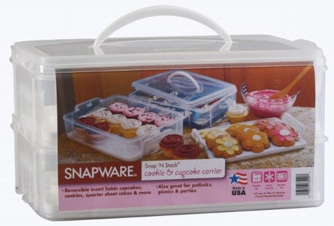 Snapware Snap 'N Stack Cookie and Cupcake Carrier