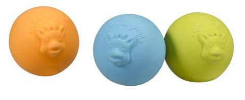 Sophie the Giraffe So' Pure balls (3 pcs in natural rubber)