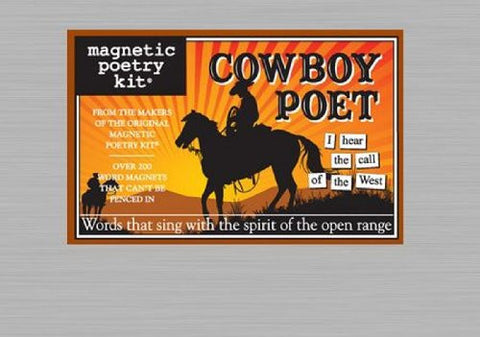Magnetic Poetry Cowboy Poet Kit. 3185