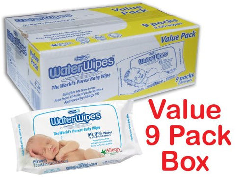 WaterWipes Super Value Box - 540 wipes