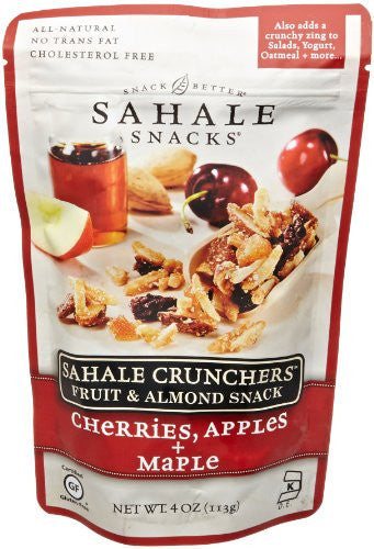 Sahale Snacks Crunchers, 4 Ounce (6 Pack) (Flavor: Cherries, Apples + Maple)