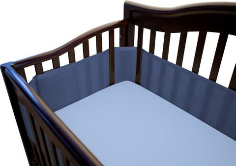 Breathable Mesh Crib Liner - True Navy