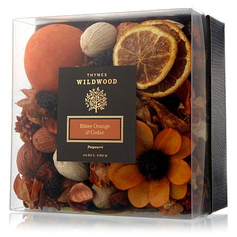 Thymes Wildwood Bitter Orange and Cedar Potpourri