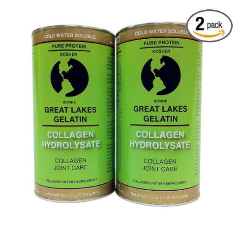 Great Lakes Gelatin, Collagen Hydrolysate (Kosher) 16-Ounce Can